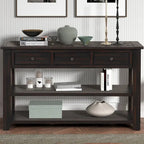 48 Solid Pine Wood Top Console Table