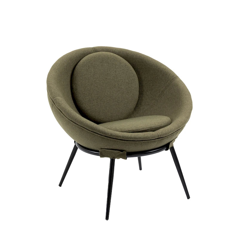Poltrona accent a forma di ciotola