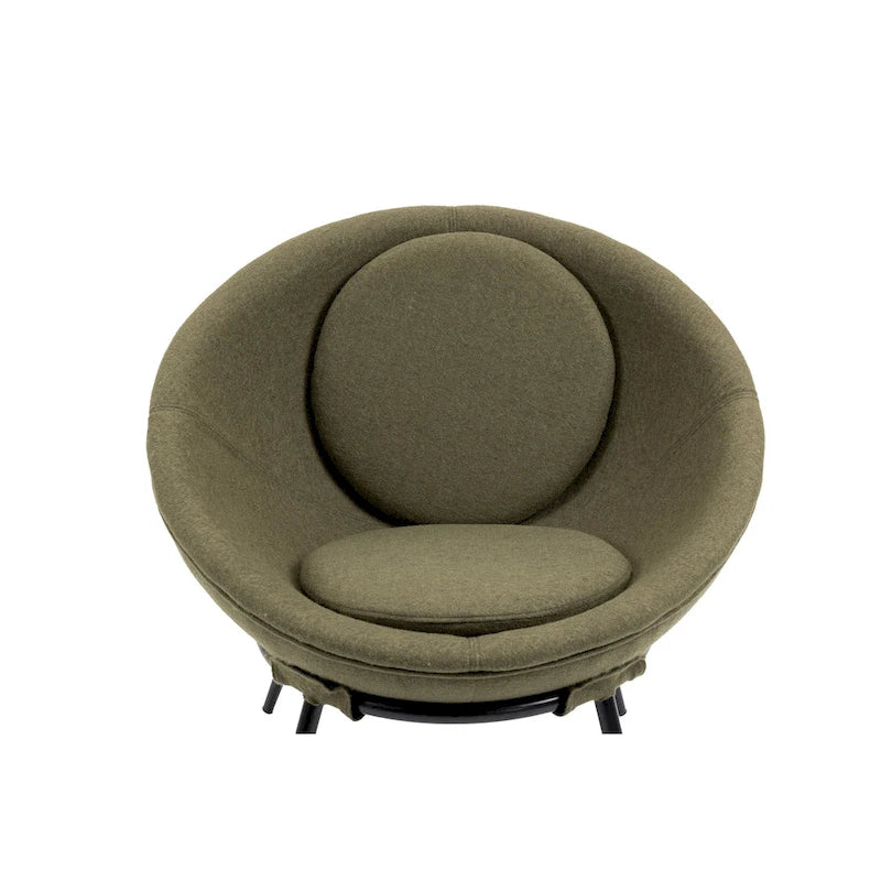Poltrona accent a forma di ciotola