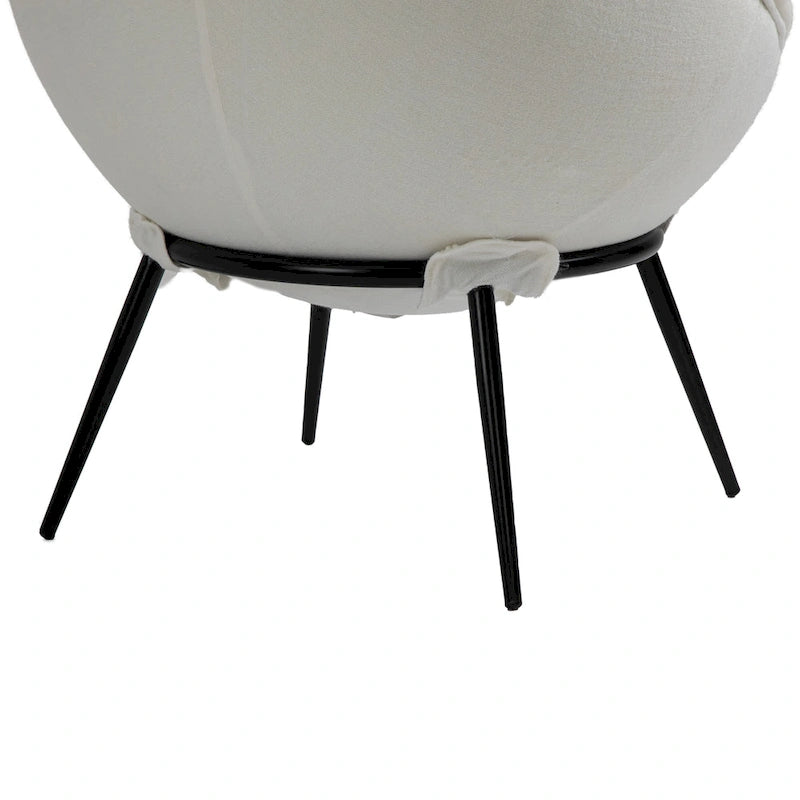 Poltrona accent a forma di ciotola