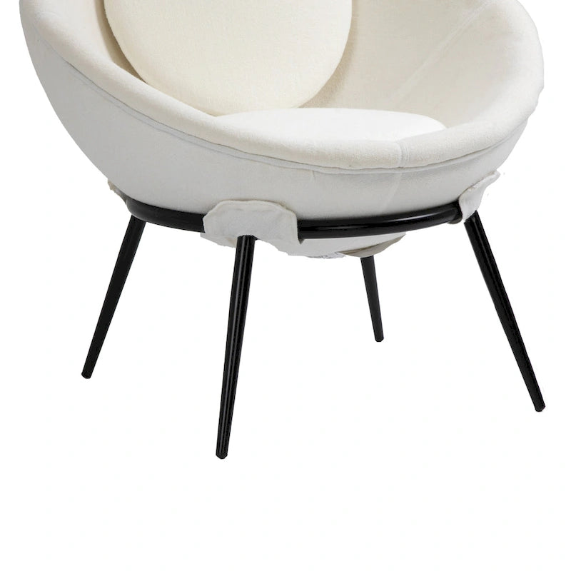 Poltrona accent a forma di ciotola