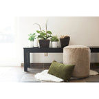 Pouf ottomano da interni 40,6 cm L x 40,6 cm P x 43,2 cm H