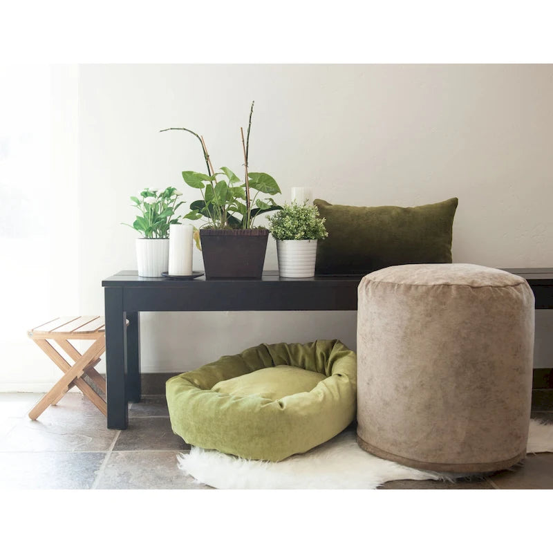 Pouf ottomano da interni 40,6 cm L x 40,6 cm P x 43,2 cm H