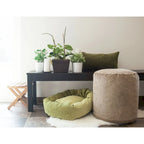 Pouf ottomano da interni 40,6 cm L x 40,6 cm P x 43,2 cm H