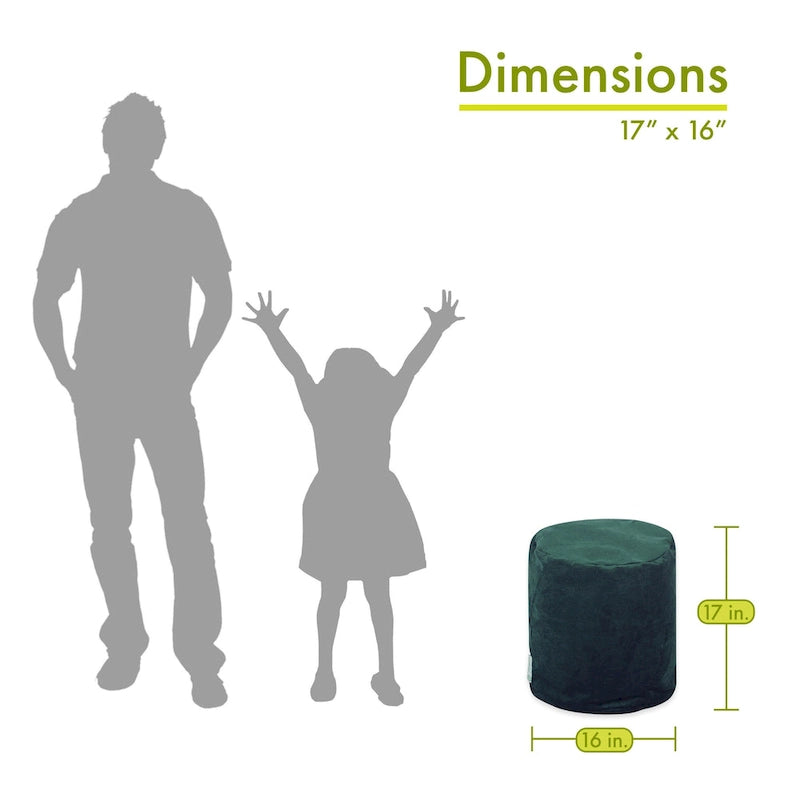 Pouf ottomano da interni 40,6 cm L x 40,6 cm P x 43,2 cm H