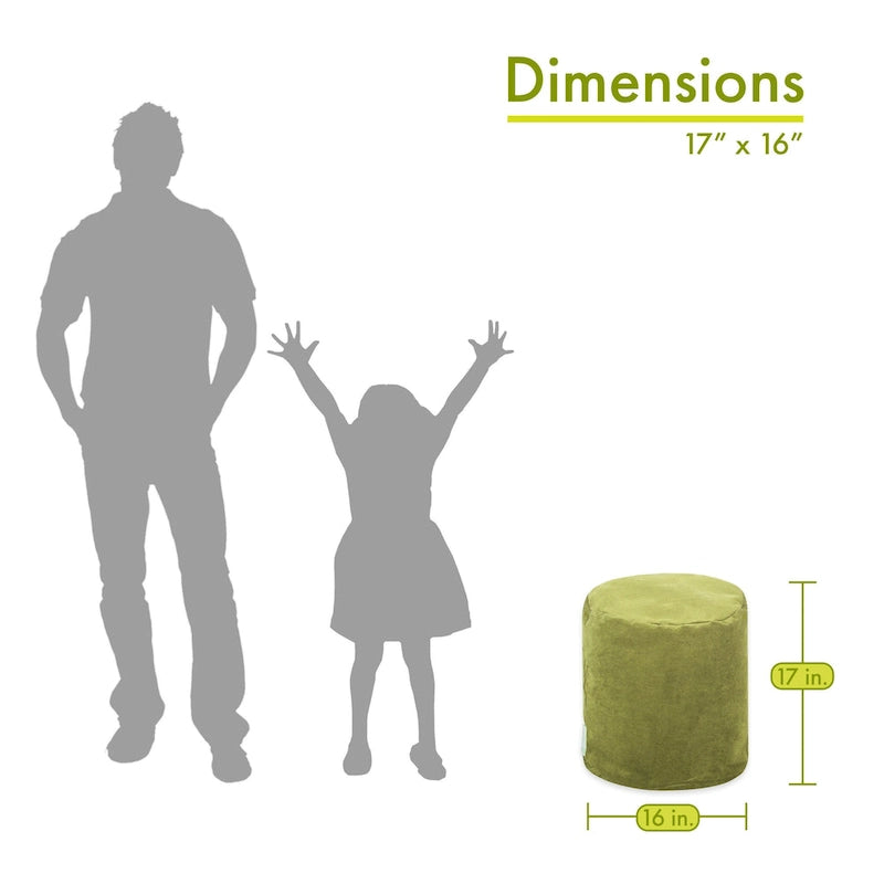 Pouf ottomano da interni 40,6 cm L x 40,6 cm P x 43,2 cm H
