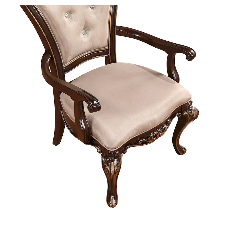Set di 2 sedie da pranzo con braccioli Cherry