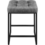 Yaheetech Modern Upholster Bar Stools for Kitchen Counter, Set of 2