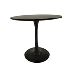 Tavolo da pranzo rotondo da 31,5" con piano in MDF e base a piedistallo
