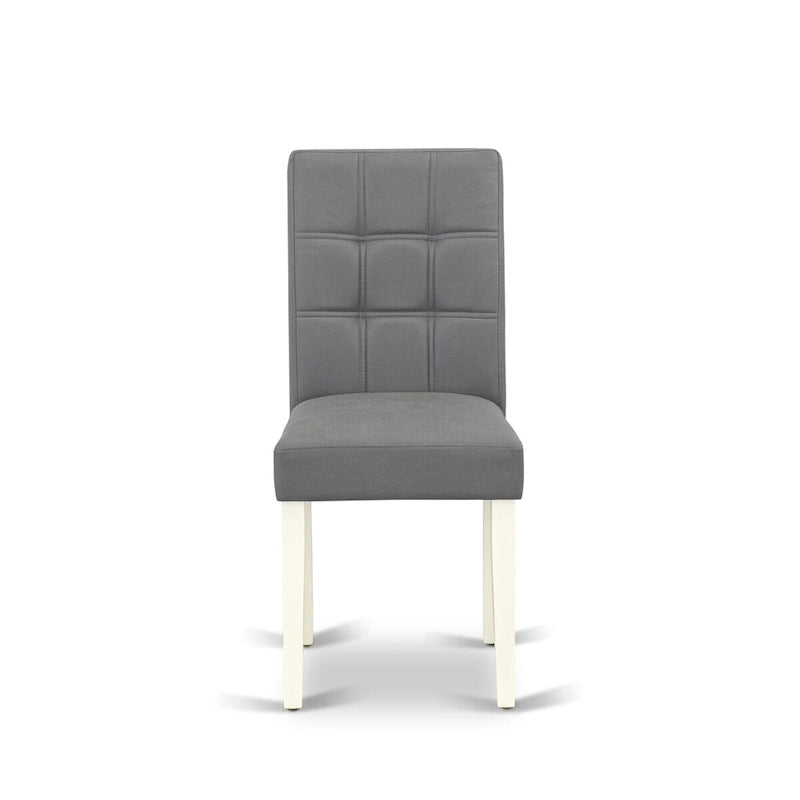 Sedie da pranzo Parson, set da 2 – Imbottite con bottoni, disponibili in diversi colori