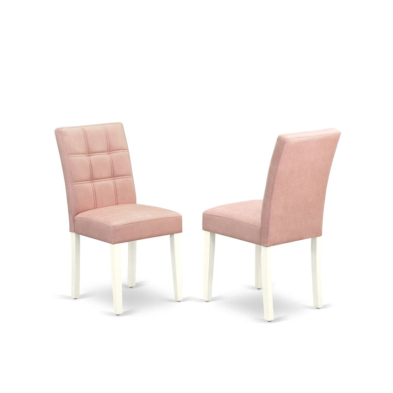 Sedie da pranzo Parson, set da 2 – Imbottite con bottoni, disponibili in diversi colori