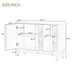 Credenza a buffet a specchio a 3 ante
