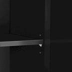 Credenza a buffet a specchio a 3 ante