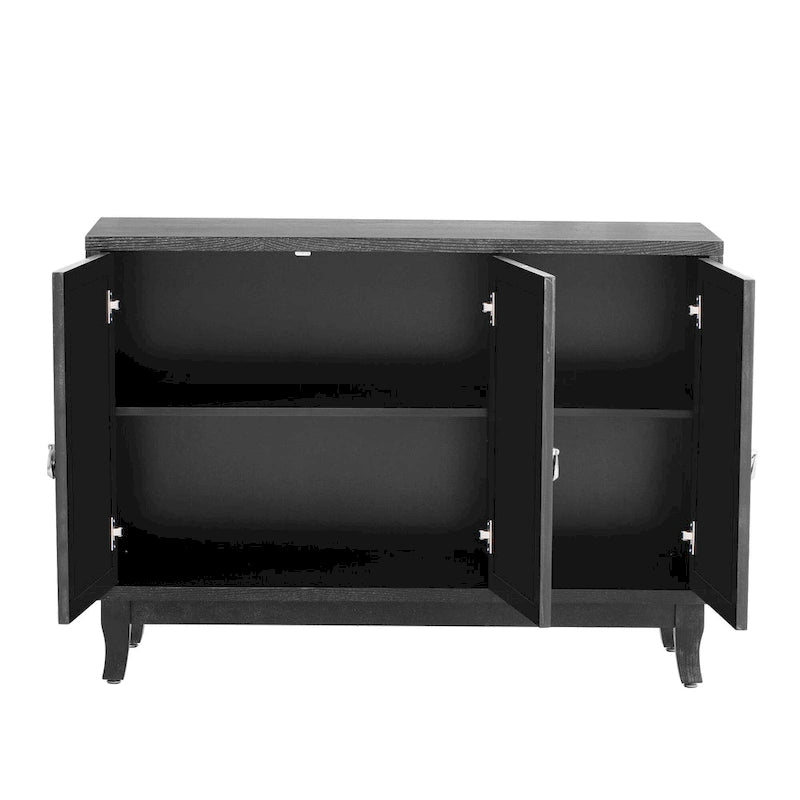 Credenza a buffet a specchio a 3 ante