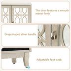 Credenza a buffet a specchio a 3 ante