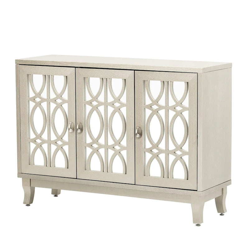 Credenza a buffet a specchio a 3 ante
