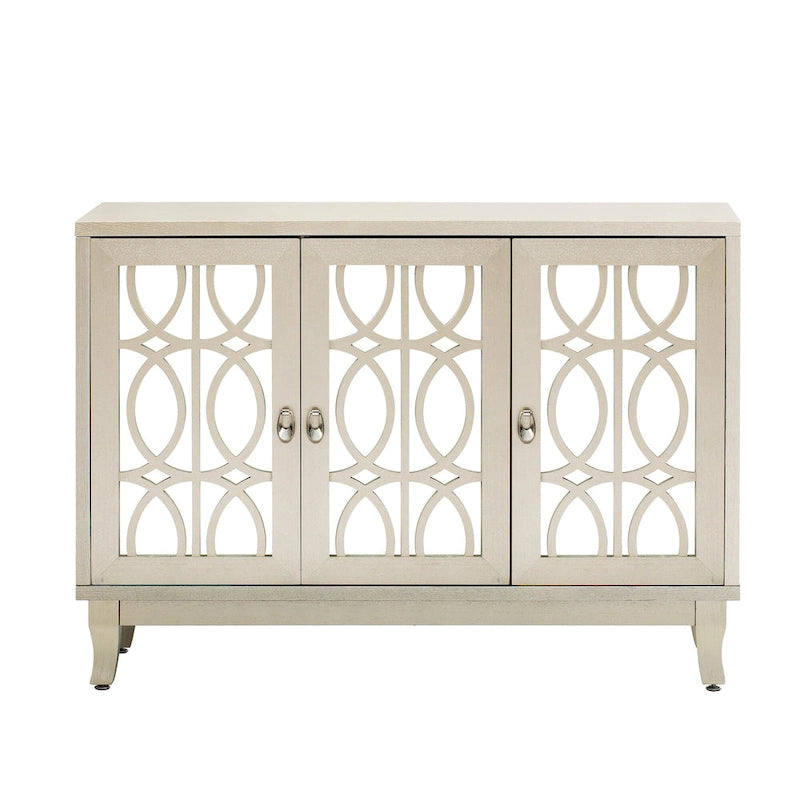 Credenza a buffet a specchio a 3 ante