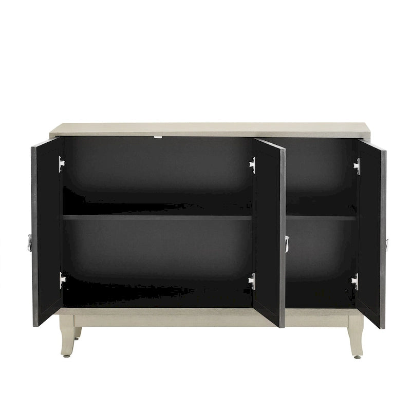 Credenza a buffet a specchio a 3 ante