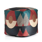 Pouf poggiapiedi quadrato da interni/esterni 18 x 18 x 18